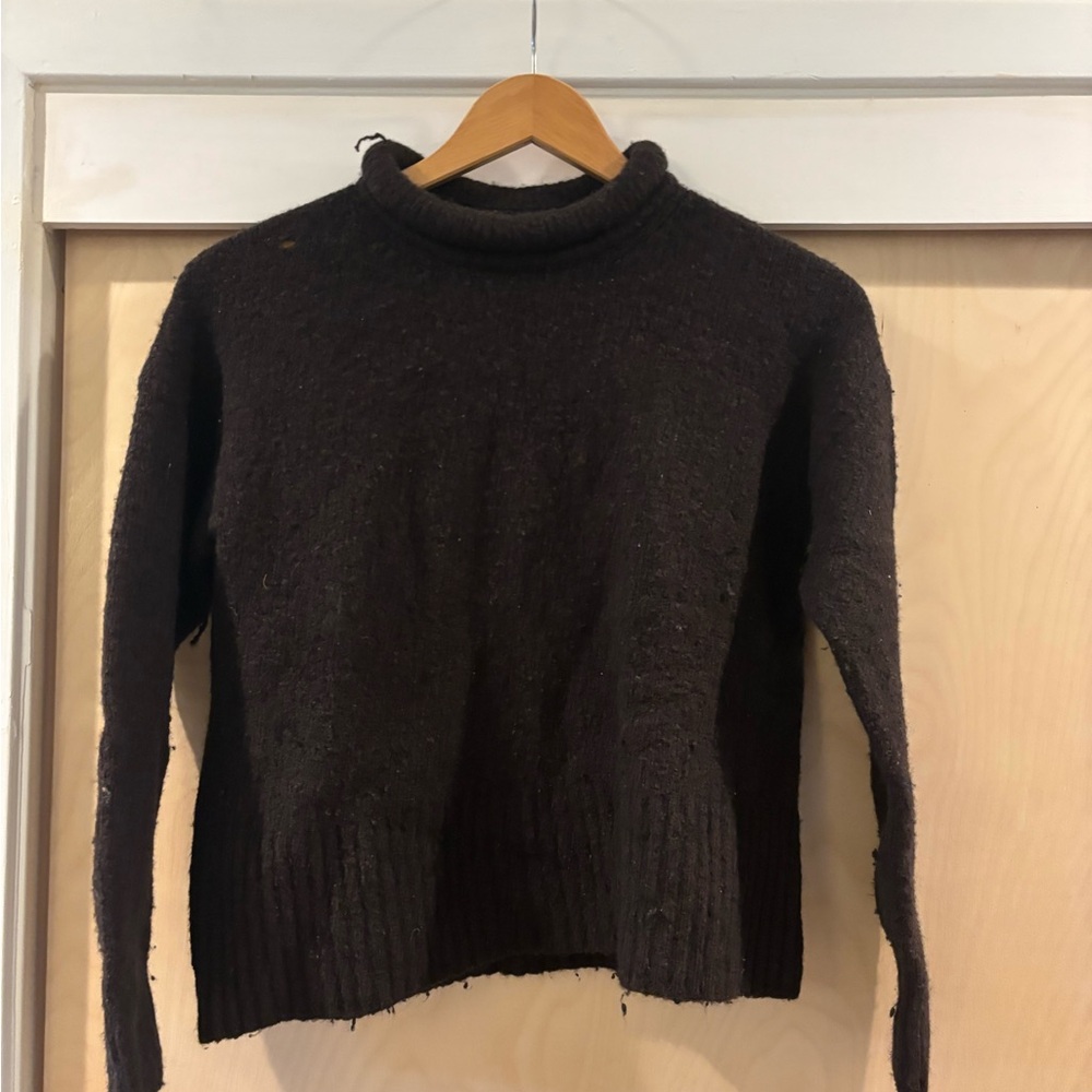 Madewell Dark Brown Crew Neck Sweater